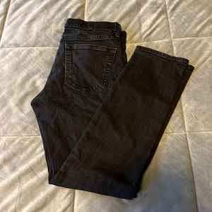 Abercrombie & Fitch Mens 32/32 black jeans. Langdon Slim stretch